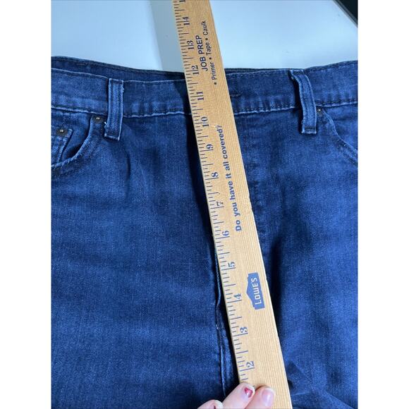 Levi's 502 Jeans Men 38 x 34 All Seasons Tech Dark Wash Straight High Rise Pant - Picture 12 of 15